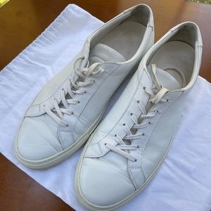 Gustin White Leather sneakers